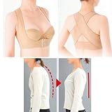 Chest Brace Up Prevent Humpback Correct Posture Corset Bra X Strap Vest (M)