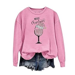 Plus Size Funny Christmas Shirts for Women Long