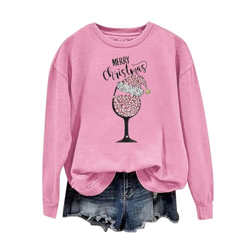Plus Size Funny Christmas Shirts for Women Long