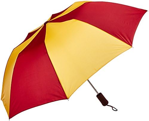 Rainkist 43 Inch Auto Open, Burgundy/Gold, One Size
