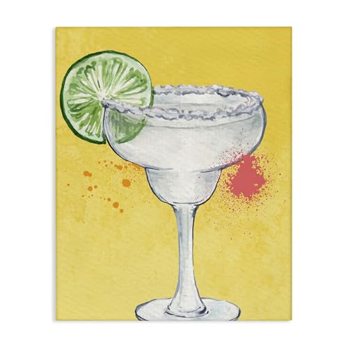 Stupell Industries Margarita with Modern Splash Canvas Wall Art Design by Kim A…
