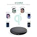 Qi Wireless Charging Pad RAVPower Qi Certified Ultra-Safe Wireless Charger Compatible iPhone Xs Max XR XS X 8 Plus 8, Galaxy S9 S8+ S8 & All Qi-Enabled Devices (AC Adapter Not Included)