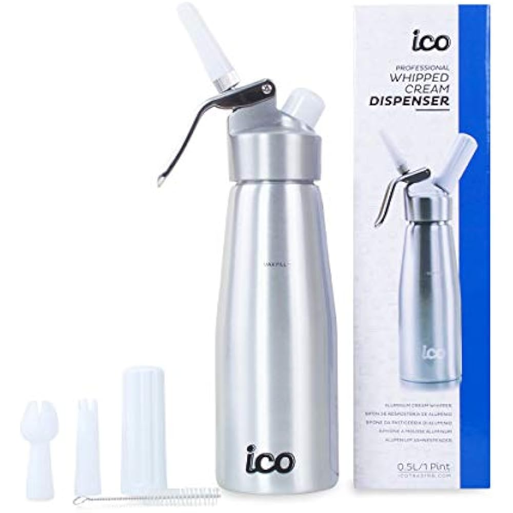 ICO Cream Chargers & Whippers Professional Whipped Dispenser For
