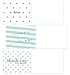 60 Pack Thank You Flat Note Cards - Polka Dot and Striped Assorted Blank Back Thank You Notes, All Occassion No Fold Flat Thank You Greeting Cards and Envelopes (Polka Dot & Stripes V1)