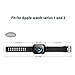 Apple Watch Band 38mm Protective Case,Youkex Replacement Straps with Rugged Shock-proof Case Cover for iWatch Series 1 Series 2 Series 3 and Sport Edition (Black/Black)