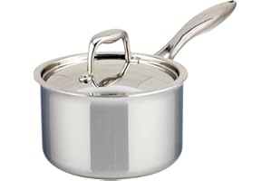Meyer - SuperSteel Tri-Ply Clad Stainless Steel Saucepan with Lid, Induction Cooktop Compatible (2L/2.1qt)
