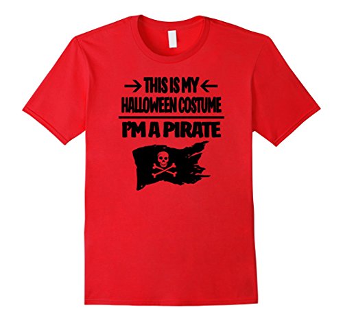 Pirate Halloween Costume Tshirt - Men Women Youth Sizes