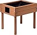 dobar Chalkboard Small Herb Bed for The Terrace and Balcony, 50 x 40 x 45 cm, Pine, Brown Mini Raised Bedthumb 4