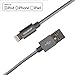 Lightning Cable, JOOMFEEN Nylon Braided Extra Long 10ft USB Syncing and Charging Cable Cord Charger for Apple iPhone se/7/7 plus/6 plus/6s plus/6/6s/5/5S/5C, iPad 4, iPad Air 1/2, iPad Mini, iPod-Grey