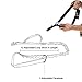 OneTigris 5ft Long Bungee Training Walking Dog Leash with Comfortable Neoprene Handle & Zinc Alloy Lead Clip (BK)
