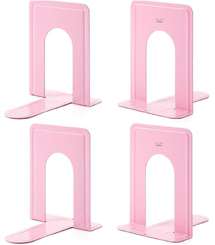Amazon.com: Pink Crown Bookends Metal Book Ends Decorative
