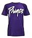 Prince - White on Purple T-Shirt Size XL