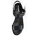 BAMBOO Women's Single Band Platform Footbed Sandal with Quarter Strap