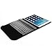 Poetic Slim-KeyBOOK Series Removable Bluetooth Keyboard Cover Case for Apple iPad Air (5th Generation iPad) Black