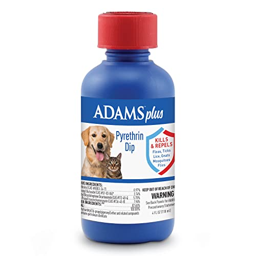 Adams Plus Pyrethrin Dip For Dogs and Cats Kills and Repels