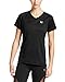 Mission Women's VaporActive Alpha Short Sleeve V-Neck T-Shirt, Moonless Night, Medium