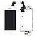for iPhone 5S LCD Screen White – Corepair Full Assembly Display Replacement Touch Digitizer with Home Button, Front Camera, Ear Speaker, Repair Tools and Screen Protector (iPhone 5S White)