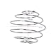6 PACK Stainless Blender Mixing Wire Whisk Ball for Sports Drink Protein Shaker Cup Bottle Mixers(1.45