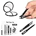 Milanto Nail Clippers – Nail Clippers for Men and Women – Professional Fingernail Clippers – Durable Stainless Steel – Includes Pocket Mirror, Tweezers, Nail File – Manicure and Pedicure Set