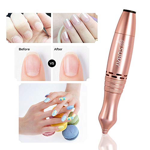 Electric Nail Drill Curve Shape Hand-piece File Portable Grinder Manicure Pedicure Tools Acrylic Gel Nails with UL Certificate Adapter