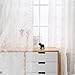 Lazzzy White Double Layers Curtains Mix Match Tulle Semi Sheer Cutains 84 Overlay French Floral Embroidery Drapes Living Room White Sheers for Bedroom Treatment 84 inch Length with 2 Pieces Rod Pocket