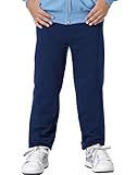 Hanes Youth ComfortBlend EcoSmart Sweatpants, Navy, Medium