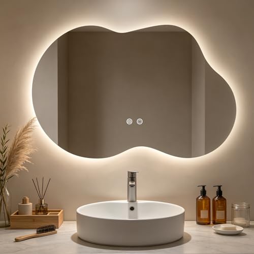 WallBeyond Irregular LED Bathroom Mirror