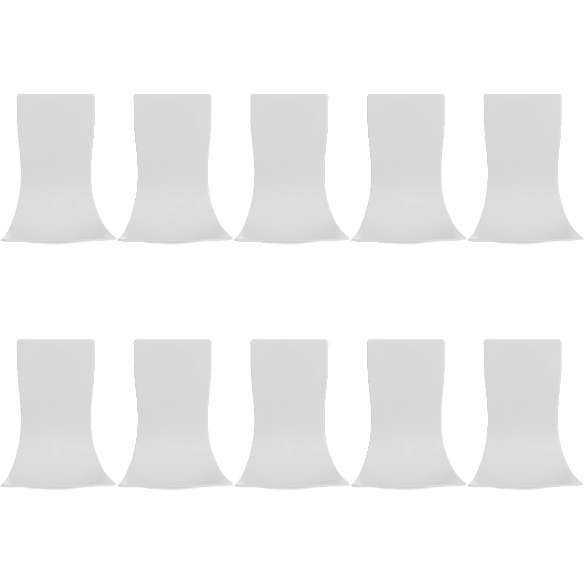 BESTonZON 10Pcs Drip Tray for Wall Mounted Soap Dispenser, Dripping and Spraying, Dispenser Stand,Soap Dispenser Bracket, Soap Dispenser Water Tray，Soap Dispenser Drip Tray (White)