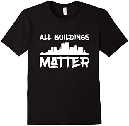 Men's All Buildings Matter T-Shirt Medium Black