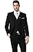 MOGU Men's Slim Fit 3 Piece Dress Suits Prom Dress Suit Set