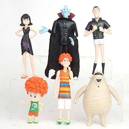 Jubasix 6PCS Figures from Hotel Transylvania 3 for Playset or Cake Topper or Other Decoration
