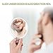 Lavany Compact Mirror Handheld Makeup Mirror for Vanity 1x & 10x Magnification, Perfect Travel(4.2INCH)