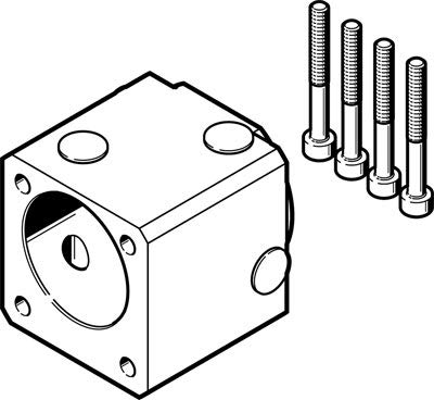 Festo 529940 Model EAMK-A-E48-64A Coupling Housing