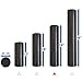 Yes4All High Density Foam Roller for Back, Variety of Sizes & Colors for Yoga, Pilates - Black - 24 Inches