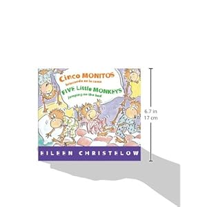 Cinco monitos brincando en la cama/Five Little Monkeys Jumping on the Bed (A Five Little Monkeys Story) (Spanish and English Edition)