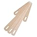 Tenrry 5 PCS Wood Hand Loom Stick Wooden Shuttle Tapestry Weaving Knit Handcrafts Tool