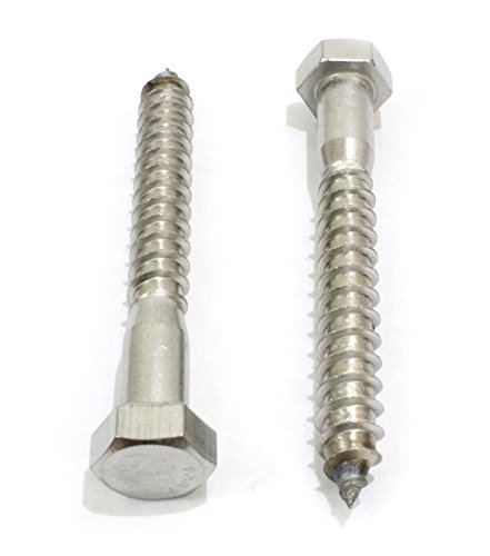 2 Stainless+Bolt+Screws+Pack+Steel