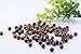 Natural Stone Beads 100pcs 8mm Tiger Eye Round Genuine Real Stone Beading Loose Gemstone Hole Size 1mm DIY Smooth Beads for Bracelet Necklace Earrings Jewelry Making (Tiger Eye, 8mm)