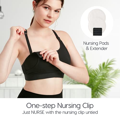 Lupantte Hands Free Pumping Bra, Breast Pump Bra, Adjustable