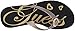 GUESS Women's Shande2 Flip-Flop, Gold, 8 Medium US