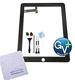 GV+ Premium Replacement Touch Screen Digitizer + PRO TOOL KIT for Apple iPad 1 Black by Group Vertical