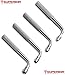 4 Pcs Tissue Punch 4mm, 5mm, 6mm, 8mm Offset/Curved Dental Implant Superior Instruments