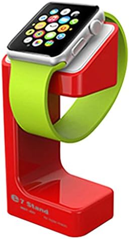 Apple Watch Stand,Qcute Apple Watch Charging Stand Bracket Station Dock Cradle Holder for 2015 Apple Watch (Red)