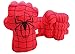 Fairzoo Spider-Man Gloves Smash Soft Plush Fists Pairs Costume Red and Black