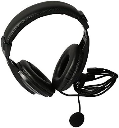 Xunbin Professional Noise Cancelling Radio Overhead Headsets Headphones with Boom Mic for 2 Pin Kenwood Puxing Wouxun Baofeng TYT HYT puxing Linton Pofung Surecom Two Way Radio Walkie Talkie UV5R UV82