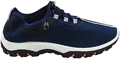 Tinton Beach Men's Mesh Slip On Water Shoes (9-9.5 D(M) US, Blue)