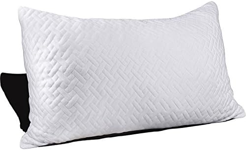 Hoperay Bed Pillows for Sleeping - Shredded Memory Foam Pillow - PREMIUM Adjustable Loft - with washable removable cooling bamboo derived rayon cover-King