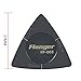 Guitar Picks Plectrums (5 Pack) - Three Sides Different Thin, Medium and Thick - 0.5 0.75 1.0 mm, for Acoustic Guitar, Electric Guitar, Classical Guitar, Mandolin, and Bass.（Balck）