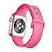 Apple Watch Band, HuanlongTM New Soft Silicone Sport Style Replacement Iwatch Strap for Apple Wrist Watch (Barbie Pink 38mm M/L)