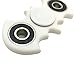 Maggift Hand Fidget Spinner Toy Stress Reducer Perfect For ADHD, Anxiety, and Autism Adult Children (1, White)